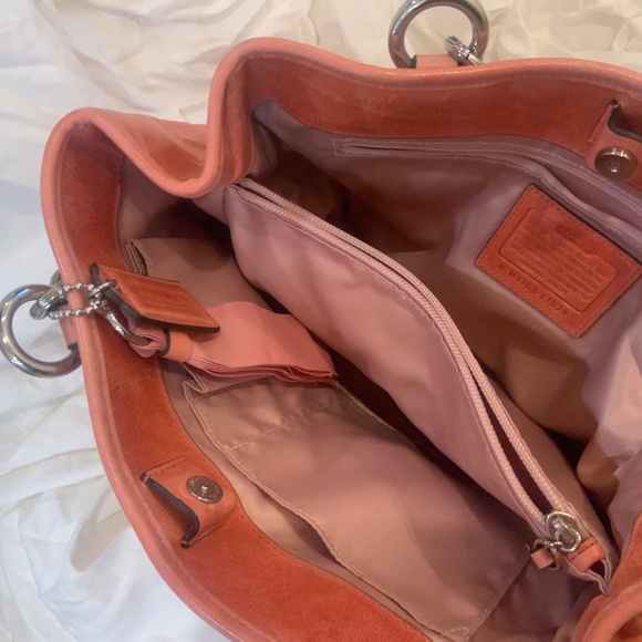 Pink Leather Coach Bag - Picture 3 of 3